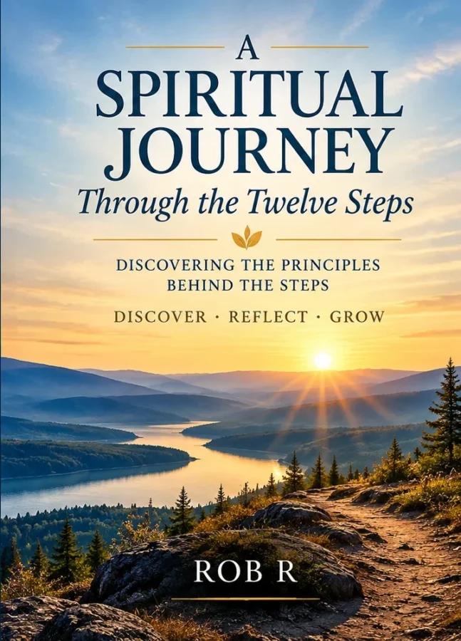 Front cover of A Spiritual Journey Through the Twelve Steps: Discovering the Principles Behind the Steps by Rob R